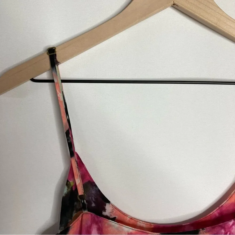 Show Me Your MuMu Estella Topslip Pink Posse Floral Tank Medium